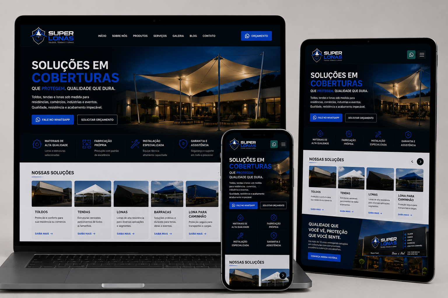 Website Super Lonas